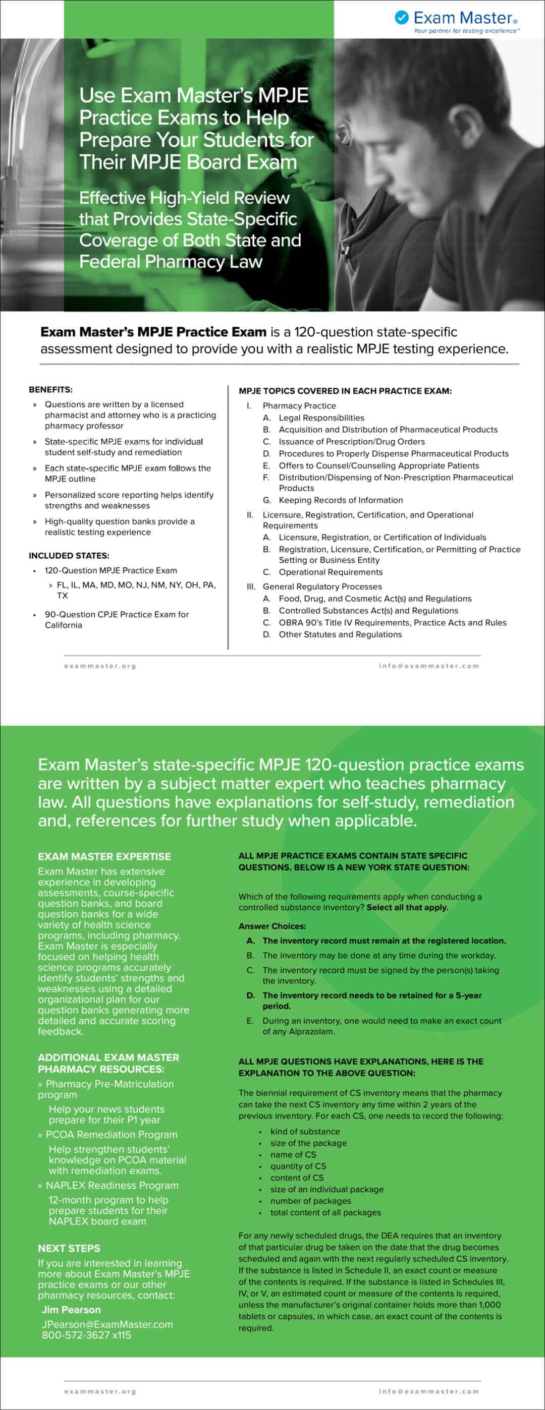 Exam Master MPJE Review Exam Master