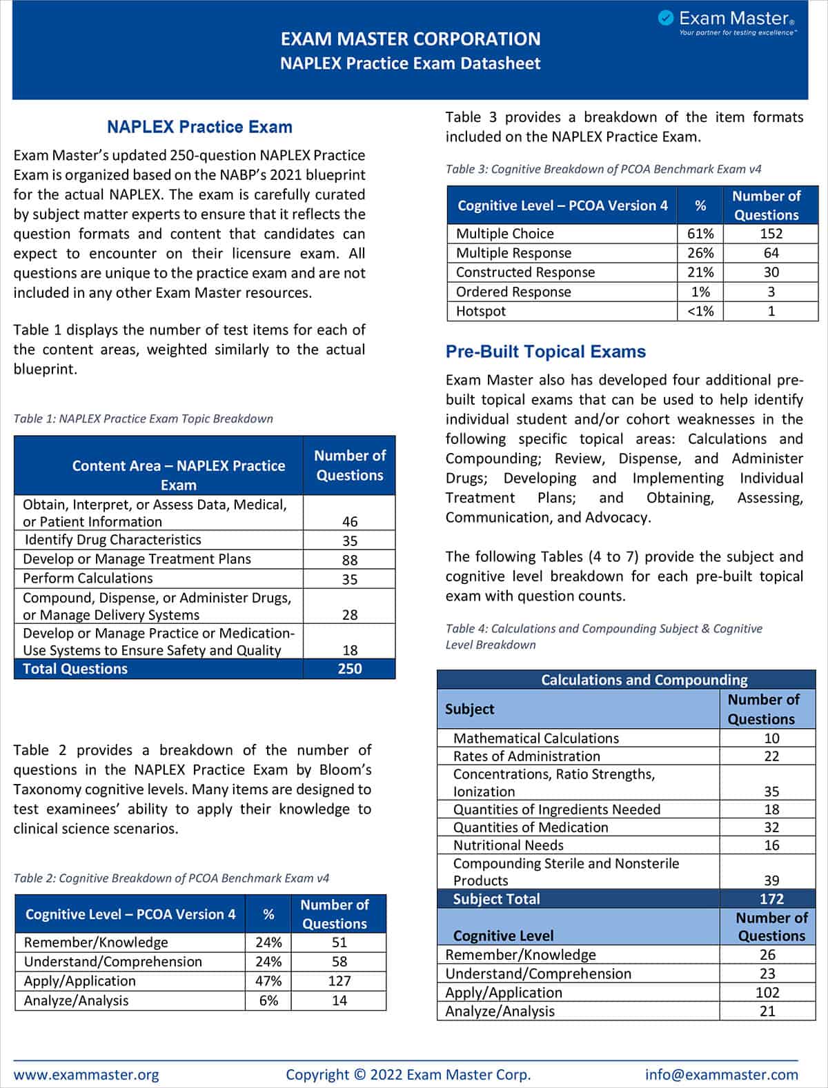 Pharmacy Pre-Matriculation Single-page Flier